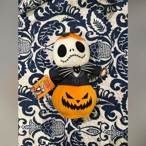 Disney Poppin Pumpkin King Singing Plush Nightmare Before Christmas